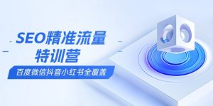 SEO精准流量特训营，百度微信抖音小红书全覆盖，带你搞懂搜索优化核心技巧-江南创业网