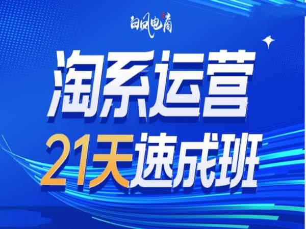 淘系运营21天速成班35期，年前最后一波和2025方向-江南创业网