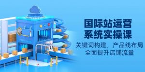 国际站运营系统实操课：关键词构建，产品线布局，全面提升店铺流量-江南创业网