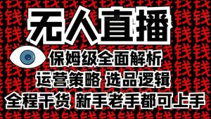 2025无人直播这么做就对了，保姆级全面解析，全程干货，新手老手都可上手-江南创业网