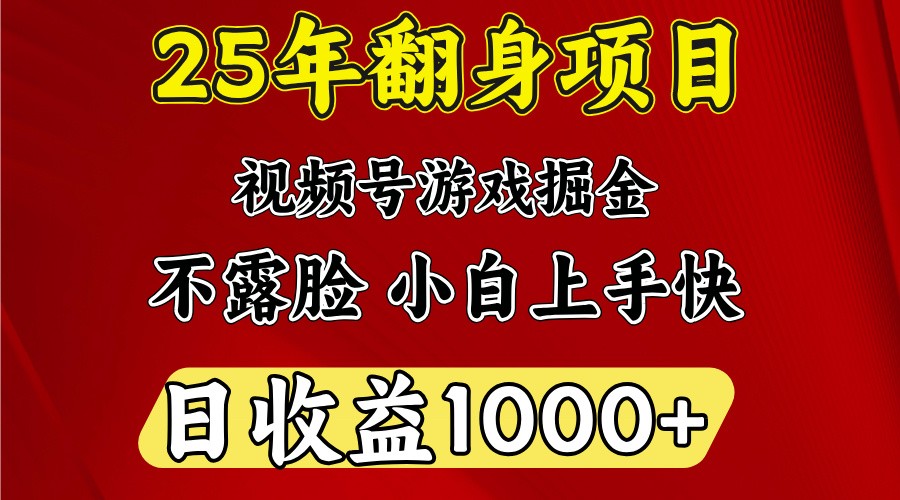一天收益1000+ 25年开年落地好项目-江南创业网