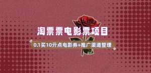 电影票无门槛券推广_0.1亓买10亓无门槛+渠道入口(v1.0版教程)-江南创业网