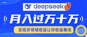 用DeepSeek席卷各大平台，快速上手实现多领域，让你收入猛增-江南创业网