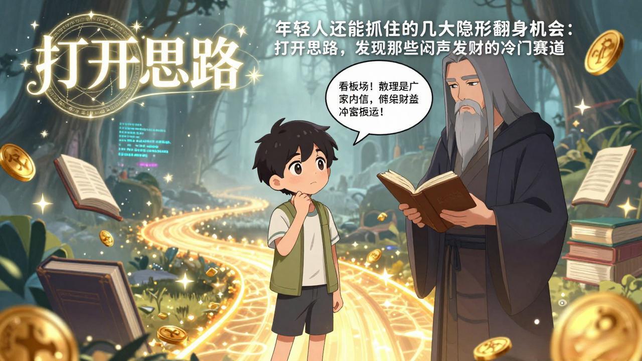 付费文1+2：年轻人还能抓住的几大隐形翻身机会：打开思路，发现那些闷声发财的冷门赛道-江南创业网