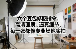 六个豆包修图指令，高清画质、逼真细节，每一张都像专业场地实拍-江南创业网