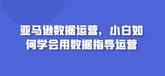 亚马逊数据运营，小白如何学会用数据指导运营-江南创业网