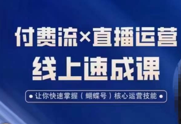 视频号付费流实操课程，付费流✖️直播运营速成课，让你快速掌握视频号核心运营技能-江南创业网
