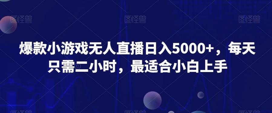 爆款小游戏无人直播日入5000+，每天只需二小时，最适合小白上手-江南创业网