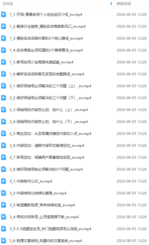 图片[1]-实体店老板获客特训营：认知、定位、文案、矩阵、直播、AI等(72节-江南创业网