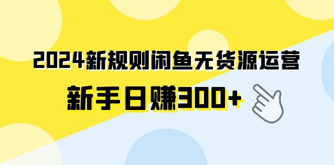 (9522期)2024新规则闲鱼无货源运营新手日赚300+-江南创业网