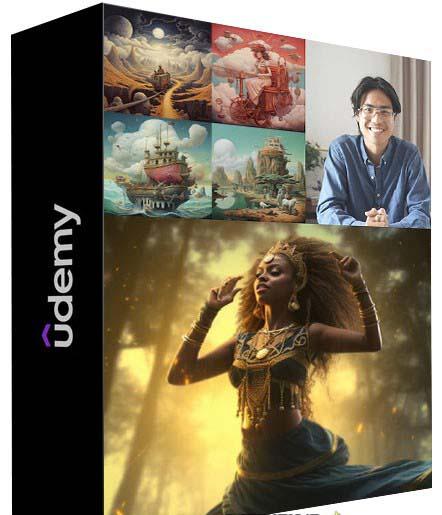 MidjourneyAI绘画艺术生成的大师级写作提示指南教程-8节视频课-中英字幕-江南创业网