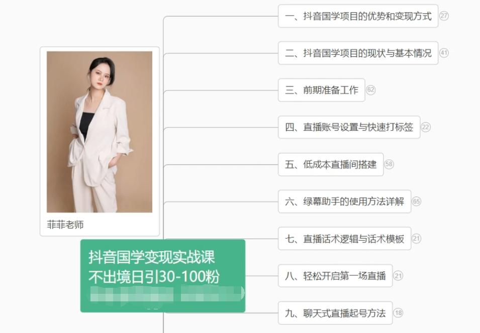 抖音国学变现项目：不出境日引30-100粉实战课程-江南创业网