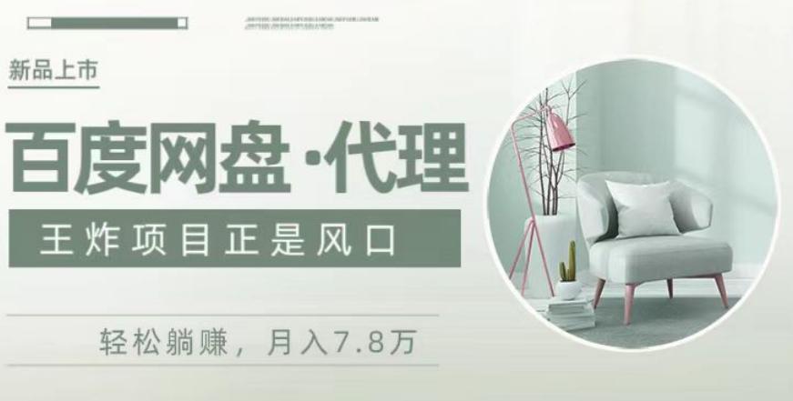 度盘代理，月入7w保姆级全方位教程-江南创业网