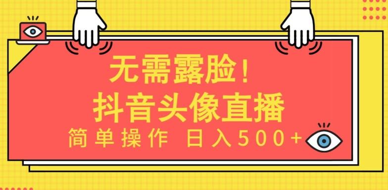 无需露脸，Ai头像直播项目，简单操作日入500+【揭秘】-江南创业网