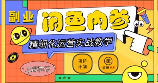 闲鱼精细化运营入门+高阶实战教学，从底层逻辑到轻松变现，多维度玩转闲鱼副业-江南创业网