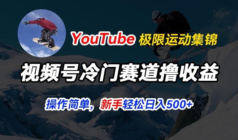 视频号冷门赛道撸收益，YouTube搬运极限运动集锦，暴力起号，操作简单流量高，轻松日入5张【揭秘】-江南创业网