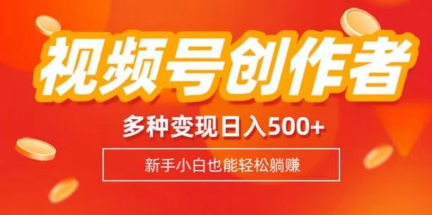 视频号创作者计划，多种变现方式，日入500+【内附1080g视频素材】-江南创业网
