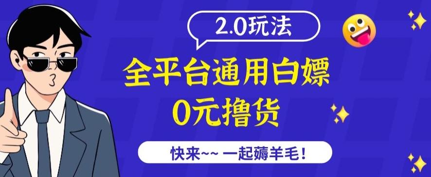 外面收费2980的全平台通用白嫖撸货项目2.0玩法【仅揭秘】-江南创业网