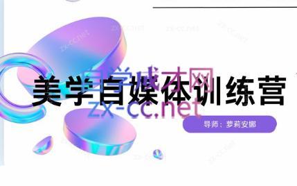 安娜·美学自媒体IP系统课-江南创业网