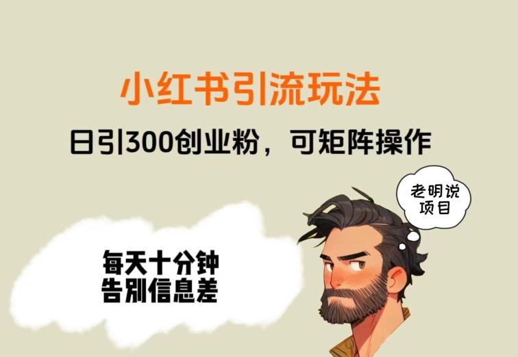 靠小红书视频日印300粉，两分钟一个视频轻松矩阵-江南创业网