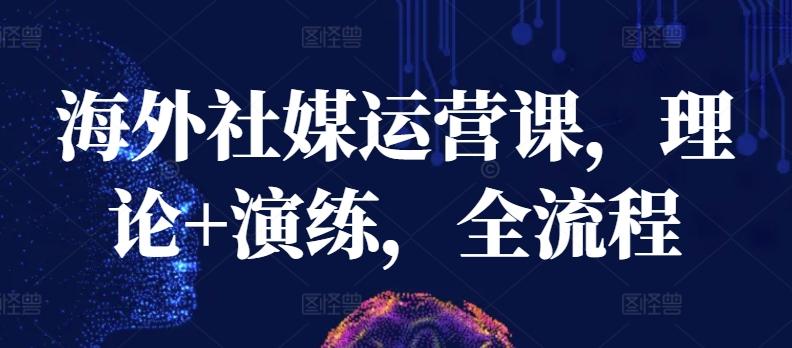 海外社媒运营课，理论+演练，全流程-江南创业网
