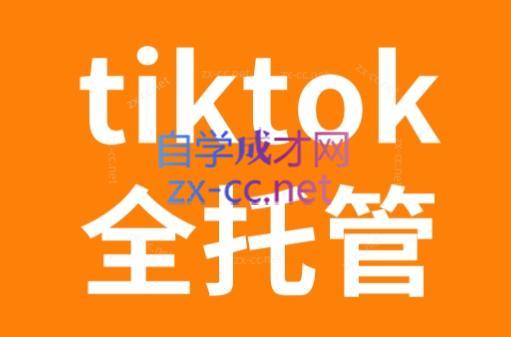 TikTok跨境电商全托管运营模式精品课-江南创业网