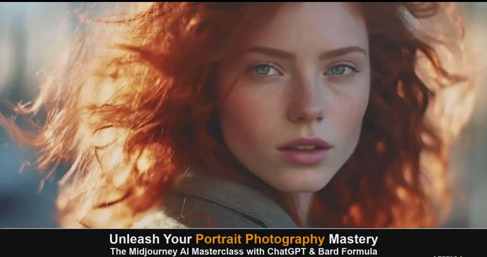 图片[2]-(9312期)Midjourney v5 ChatGPT 和 Bard AI人工智能人像摄影大师班-15节-中英字幕-江南创业网