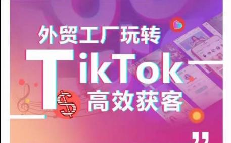 外贸工厂玩转TikTok高效获客，多种引流方式与账号定位技巧，拆解爆款短视频打造成功案例-江南创业网