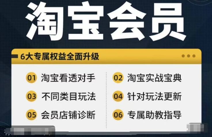 淘宝会员【淘宝所有课程，全面分析对手】，初级到高手全系实战宝典-江南创业网