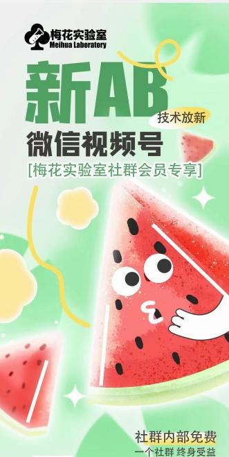梅花实验室2024年AB技术视频号AB合成破解版-江南创业网