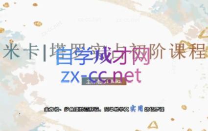 米卡·实占塔罗初阶课-江南创业网