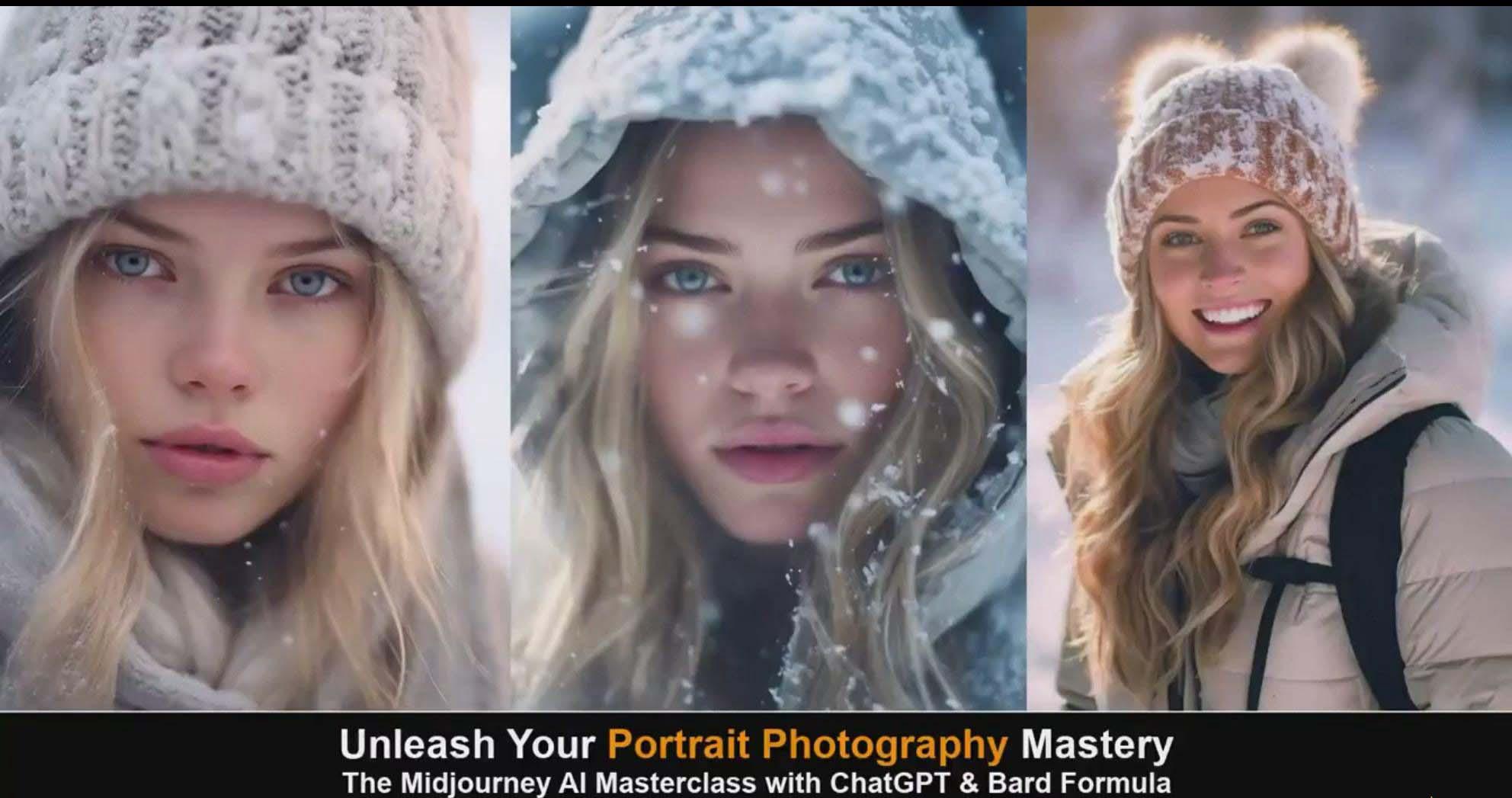 图片[5]-(9312期)Midjourney v5 ChatGPT 和 Bard AI人工智能人像摄影大师班-15节-中英字幕-江南创业网